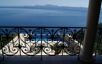 View from the covered terace