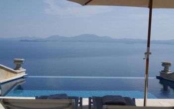 View from the pool terrace