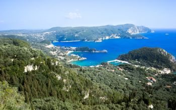 The view from Bella Vista above Paleokastritsa resort