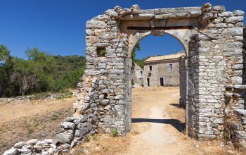 The abandoned village of Old Peritheia
