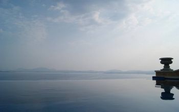 The pool in the sea